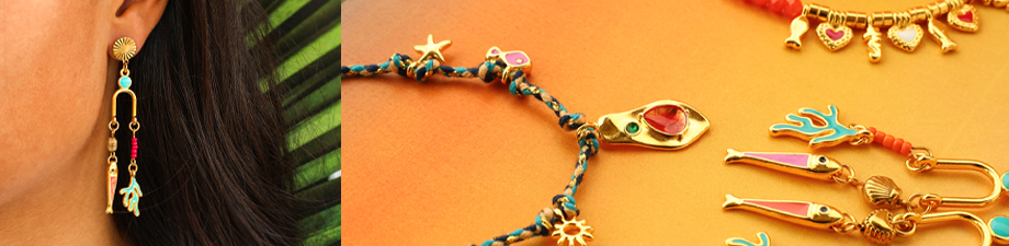 ¡Nuevo! Colgantes metálicos DQ con esmalte ¡Nuevo! Colgantes metálicos DQ con esmalte