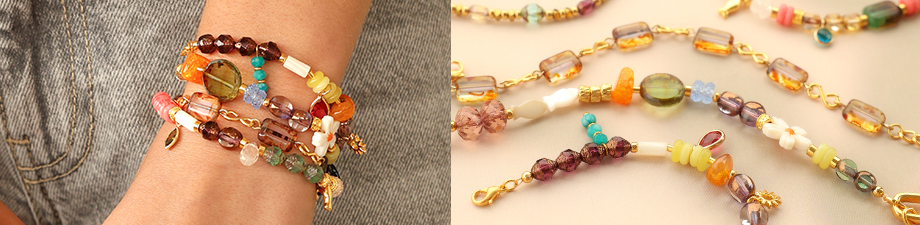 Nuevos abalorios checos de vidrio prensado de Bohemia