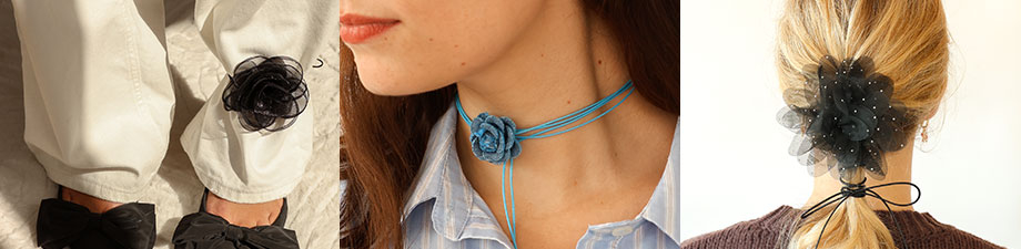Nuevos y preciosos chokers florales