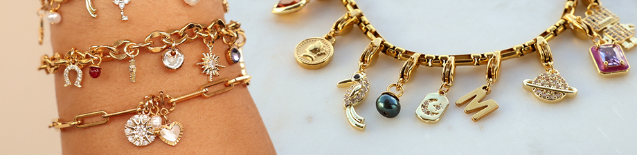 Colgantes y entrepiezas de latón TQ brillantes Colgantes y entrepiezas de latón TQ brillantes