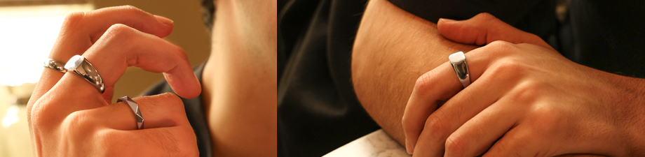 Nueva serie de anillos de acero inoxidable para hombre Nueva serie de anillos de acero inoxidable para hombre