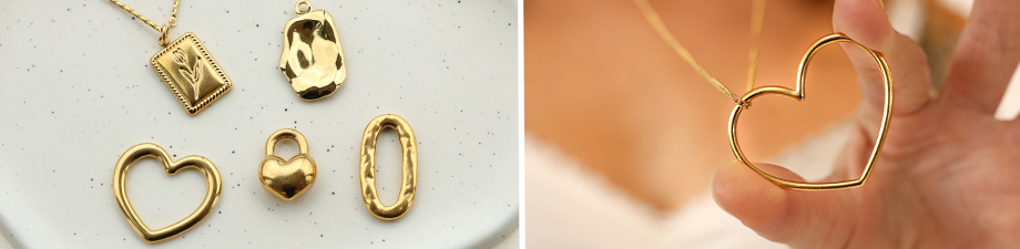 Nueva serie de colgantes y fornituras de acero inoxidable Nueva serie de colgantes y fornituras de acero inoxidable