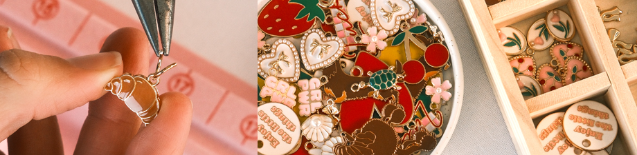 Nuevos colgantes met&aacute;licos coloridos