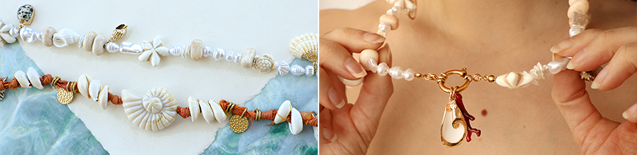 Nuevos abalorios y colgantes acr&iacute;licos de vida marina