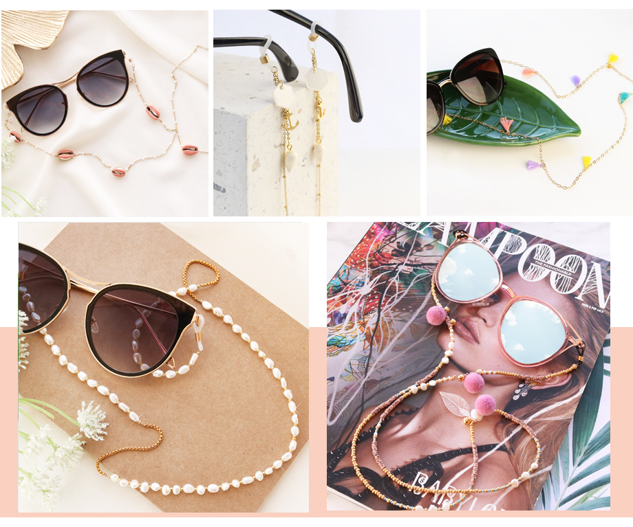 Esto es lo que puedes hacer con las cadenas para gafas de sol