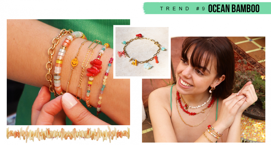 abalorios bambú océano!