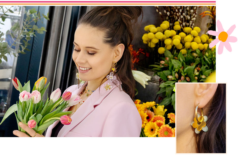 Abalorios y Colgantes Flor